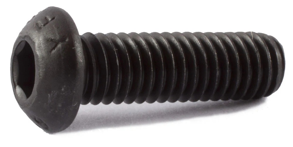 Picture of Brighton Best BR535124 M8-1.25X60 mm,(Ft) Button Socket Cap Screw Coarse 12.9 Iso 7380 Thermal Black Oxide